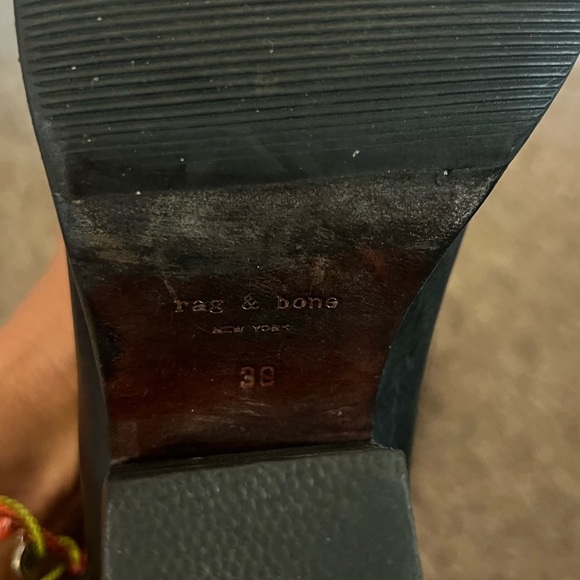 Rag & Bone black leather ankle boots size 8 (38) - Picture 9 of 14